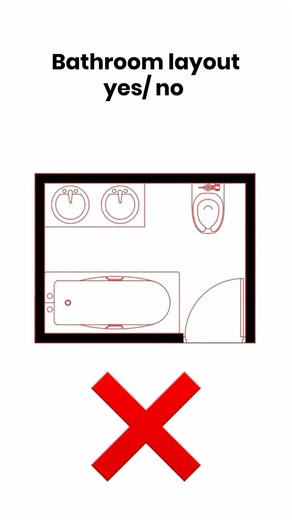 This Bathroom LAYOUT Trick Changes Everything #floorplan #bathroomdesign