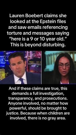 What Lauren Boebert claims she saw in the files. #EpsteinFiles #Accountability #Investigate #Justice #Transparency