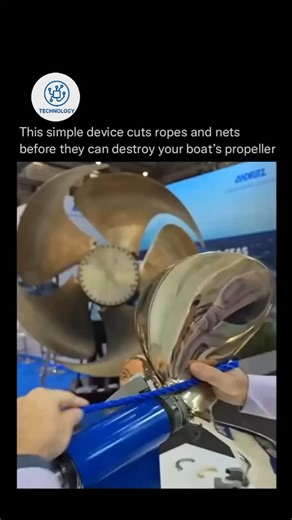 TechAlpha AI on Instagram: "The Spurs Marine line cutter demonstrates its guillotine-like action, slicing through rope before it can entangle the propeller. This advanced system uses rotating and stationary blades to cut obstructions, preventing damage. Installed on over 500,000 vessels worldwide, including those used by the US Navy and Coast Guard, the Spurs system features double-sided blades that cut effectively in both forward and reverse. Unlike disc-style cutters, Spurs delivers a quick, p