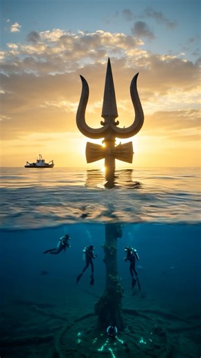 Jay Pirabakaran | 🌊 Trishul Unearthed: The Divine Weapon Rises Again 🔱 From the ocean depths to the sacred peaks — witness the impossible journey of Lord... | Instagram