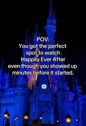 The perfect fireworks view without waiting forever? That comes from real park experience. I know because I go. #magickingdom #happilyeverafter #cinderellacastle #waltdisneyworld #travelagent