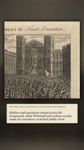 Charles I, the Scaffold, and the Watching Crowd