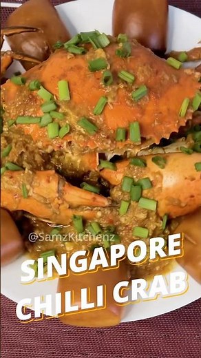 Singapore Chilli Crab - Homemade delight #samzkitchenz