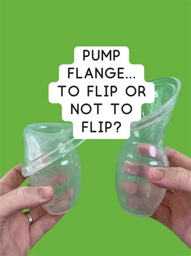 To flip or not to flip? 🤔 How do YOU use your Haakaa pump? Thanks so much Cassandra (@cassie.maerowan for letting us share)! Tell us in the comments…are you a flange flipper? ⬇️ #haakaanz #siliconebreastpump #manualbreastpump