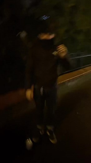 Nighttime Urban Walk: A Puma Jacket Experience