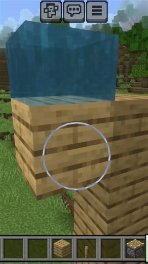 Minecraft floating water #minecraft #shorts