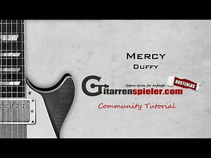 Mercy - Duffy - Gitarren Tutorial