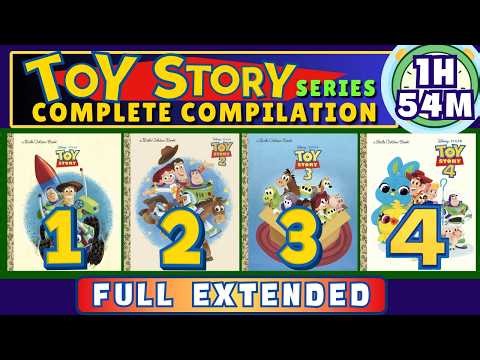 TOY STORY 1-4 FULL EXTENDED COMPILATION (1H 54M) | COMPLETE Disney Pixar Storytime KIDS Read Aloud