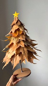 1.1M views · 23K reactions | Collect some sycamore leaves and make a beautiful leaf Christmas tree with the kids. It's simple and pretty! #DIYCrafts | Art, Crafts and Journals | Facebook