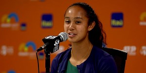 "I still got homework to do" - Leylah Fernandez jokes about how she plans to pass her time before doubles semi-final at Miami Open 2023