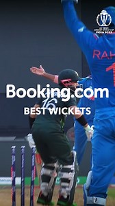 BOWLED HIM 🔥 The Booking.com Best Wickets as India stormed to victory over Pakistan in Ahmedabad ☝️ #CWC23 #INDvPAK #Cricket #Cricketreels | ICC - International Cricket Council