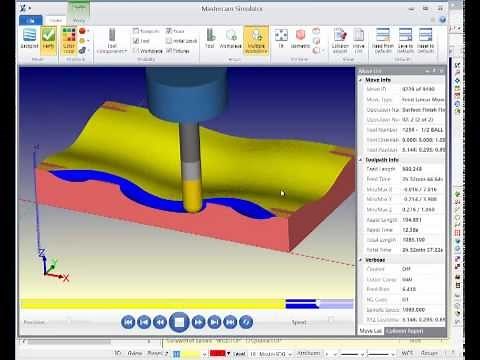 Mastercam X7 Verify - Utilizing Stock Model Features