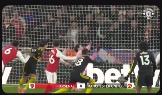 Arsenal vs Manchester United Match Highlights
