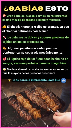 SECRETOS DE LA COMIDA QUE NADIE TE CUENTA 🌭😱 ¿SABÍAS ESTO?