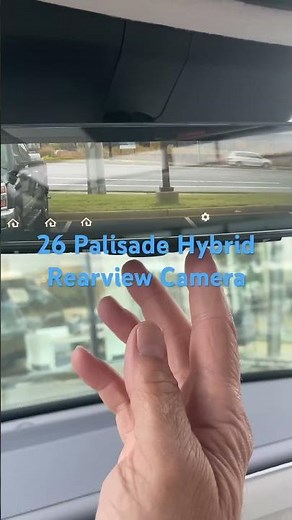 2026 Palisade Calligraphy Hybrid Rearview Mirror Camera How to adjust it!