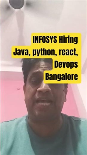 Latest Infosys Job 🚀 Java, Python, React, DevOps Roles | Apply Now