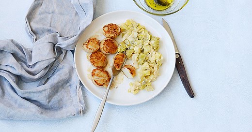 Recette Noix de Saint Jacques juste poelées