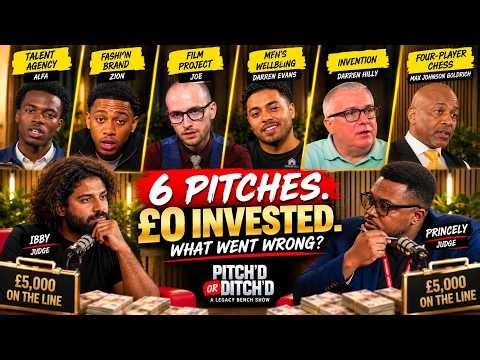 6 Entrepreneurs Pitch for £5,000 - But Would You Invest? | Pitch'd or Ditch'd