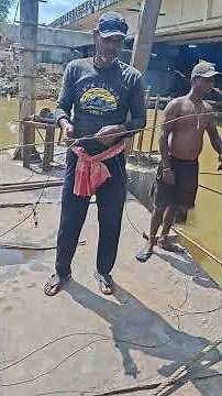 Pile bore depth Checking in river