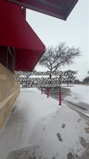 @Torchy’s Tacos #fyp #tenacity #torchystacos #texassnow #winterstorm