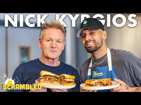 Gordon Ramsay & Nick Kyrgios Serve Up the Ultimate Breakfast Sandwich