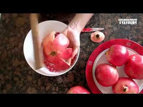 Peel and seed a Pomegranate in less than a minute