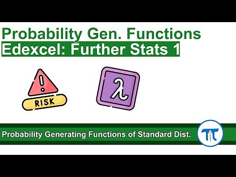 A Level Further Maths | Further Stats 1 | Probability Generating Functions of Standard Distributions