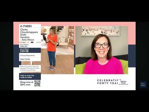 Amy Stran QVC Host beautiful Yellow toes shoe show