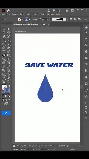 Tips to draw Water Drop like a Pro in Adobe Illustrator 2026