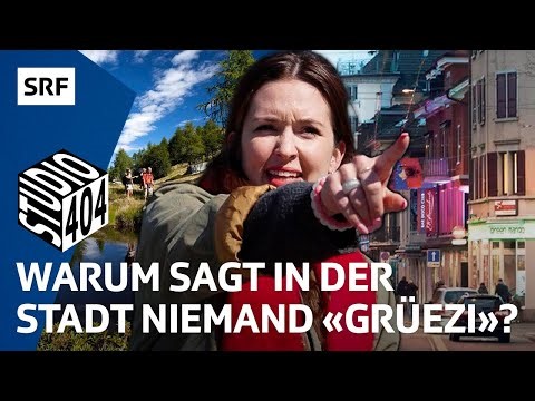 City vs. Country: The Grüezi border divides Switzerland | Studio 404 | SRF