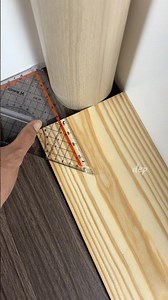 Smart & simple way to match wood angles to any pipe diameter #woodworking #skills #diy #carpentry