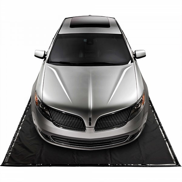 AutoFloorGuard 7.75' x 16' Compact Size Garage Floor Mat for Under Car