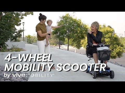 The Vive Mobility 4-Wheel Scooter