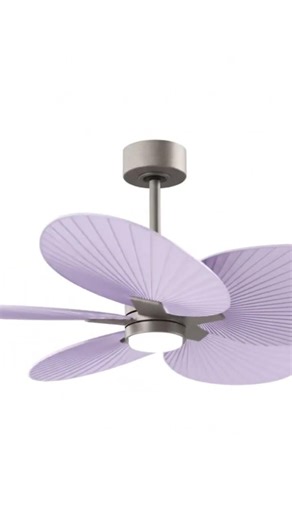 48 inch Alessandra Tropical Purple Ceiling Fan Made AI