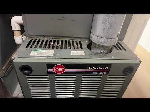How to reset Rheem Criterion 11 Gas Furnace