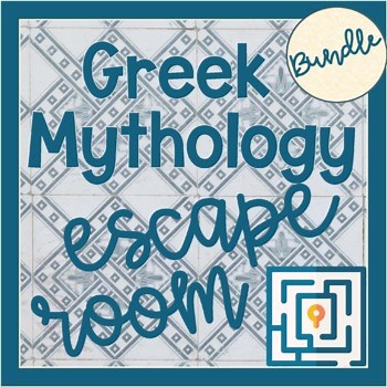 Greek Mythology Lesson Plans: Escape Room Greek Mythology Activity