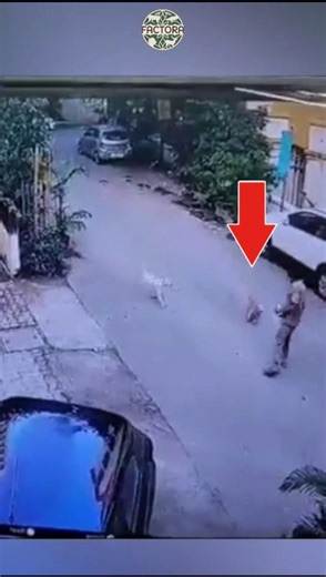 Urban Ambush: The Brutal Moment a Wild Dogs Pack Claims the Streets!