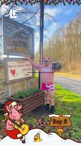 🎄🐷 DAY 2 — PABLO’S GOLDEN TICKET HUNT CONTINUES! 🐷🎄 Day 2 of our 12 Days of Golden Tickets and today Pablo has trotted into Ledbury 👀✨ Somewhere in the pretty town a GOLDEN TICKET is waiting to be found 🎟️ Be the FIRST to find it, snap a pic with the ticket and EMAIL US TO CLAIM your FREE Lakefest tickets 🐷🎶 Ledbury… let the hunt begin 👣✨ #Lakefest #GoldenTicket #Ledbury #12DaysOfLakefest #PablosHunt | Lakefest Official