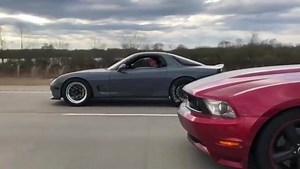529K views · 4.2K reactions | @bsideofnolan's Turbo LS2 RX7 vs Boosted 5.0 & Modded C6Z! | RacingFX | Facebook