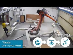 Automatic painting system with 3D scanner and self-generation of the painting path
