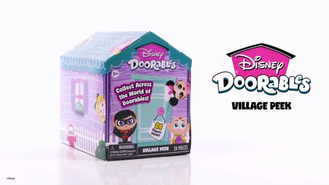 Disney Doorables Mega Village Peek Pack, Series 6, 7, and 8, Collectible Toy Figures, Kids Toys for Ages 5 Up, Amazon Exclusive by Just Play