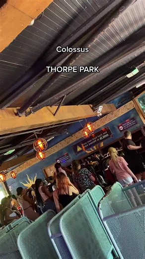 Colossus🌀 #thorpepark #fypシ #rollercoasters #london #themeparks