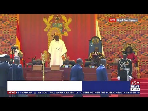 Mahama's Inauguration: John Dramani Mahama is sworn in as the President of the Republic of Ghana