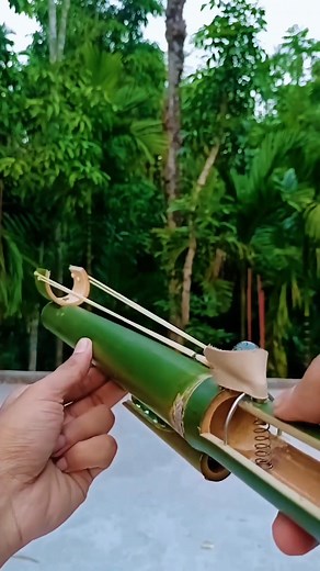 Ultimate Bamboo Weapon Test! Bow & Arrow vs. Soda and Bamboo Gun vs. Plates #bamboodiy #survivalgear #archery #bushcraft #satisfying | DIY handmade