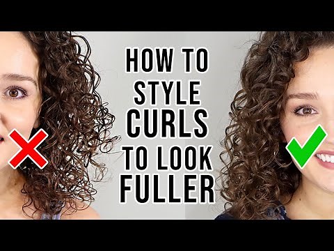 How to Make Curls Look Fuller & Less See-Through | Thin Curly Hair Routine