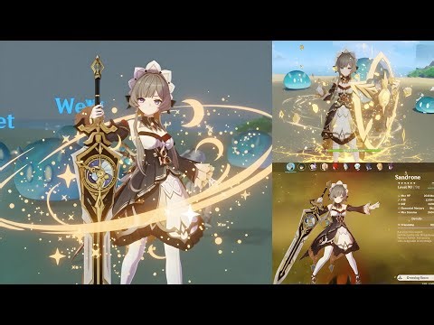 SANDRONE GAMEPLAY NEW WEAPON CHANGES UPDATE! | GENSHIN IMPACT