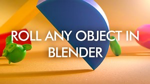 Roll and object in Blender using Geometry Nodes