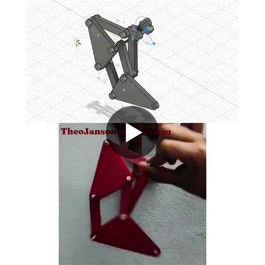 #mechanicalengineering #robotics #theojansenmechanism #additivemanufacturing #engineeringdesign #mechanismdesign #innovation | Ram Viyaas