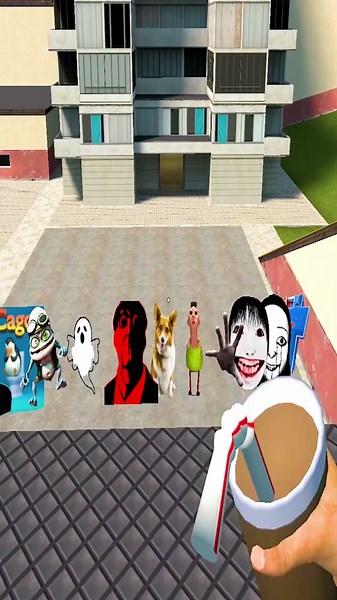 I Thought the Building Was Safe Until the Nextbots Found Me #gmod #garrysmod