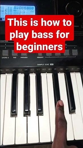 How to Play Bass on the Keyboard Piano for Beginners #instrumental #worshiptv #piano #bass